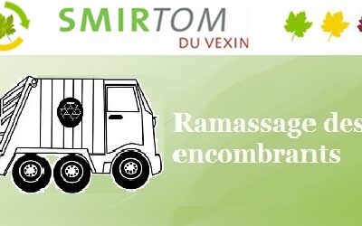 Ramassage des encombrants : 27 mai 2019 – 25 novembre 2019