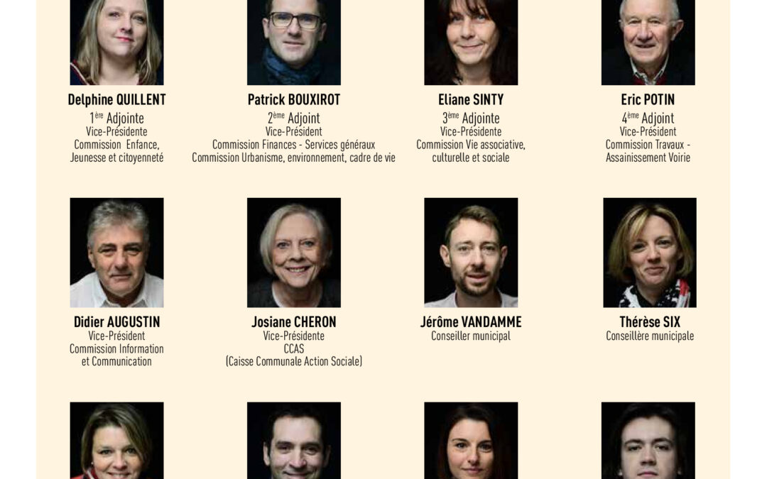Votre nouveau conseil municipal